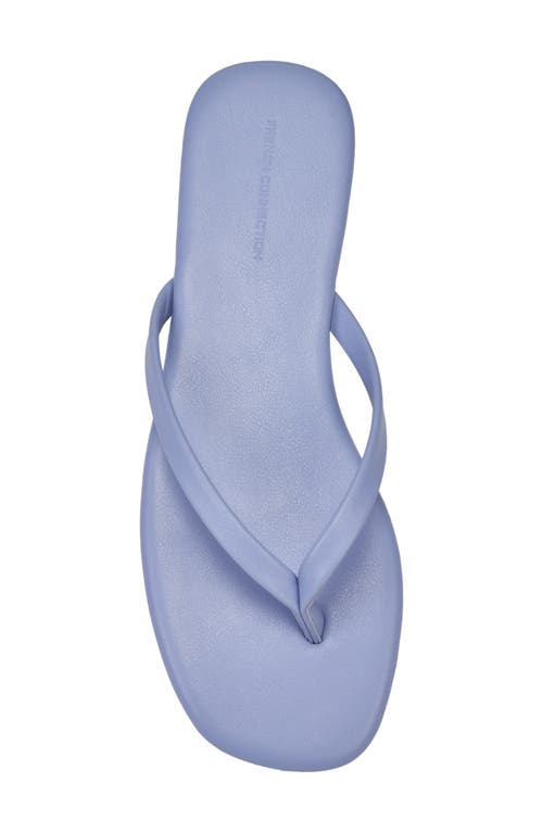 Shop French Connection Morgan Flip Flop In Light Blue/lilac