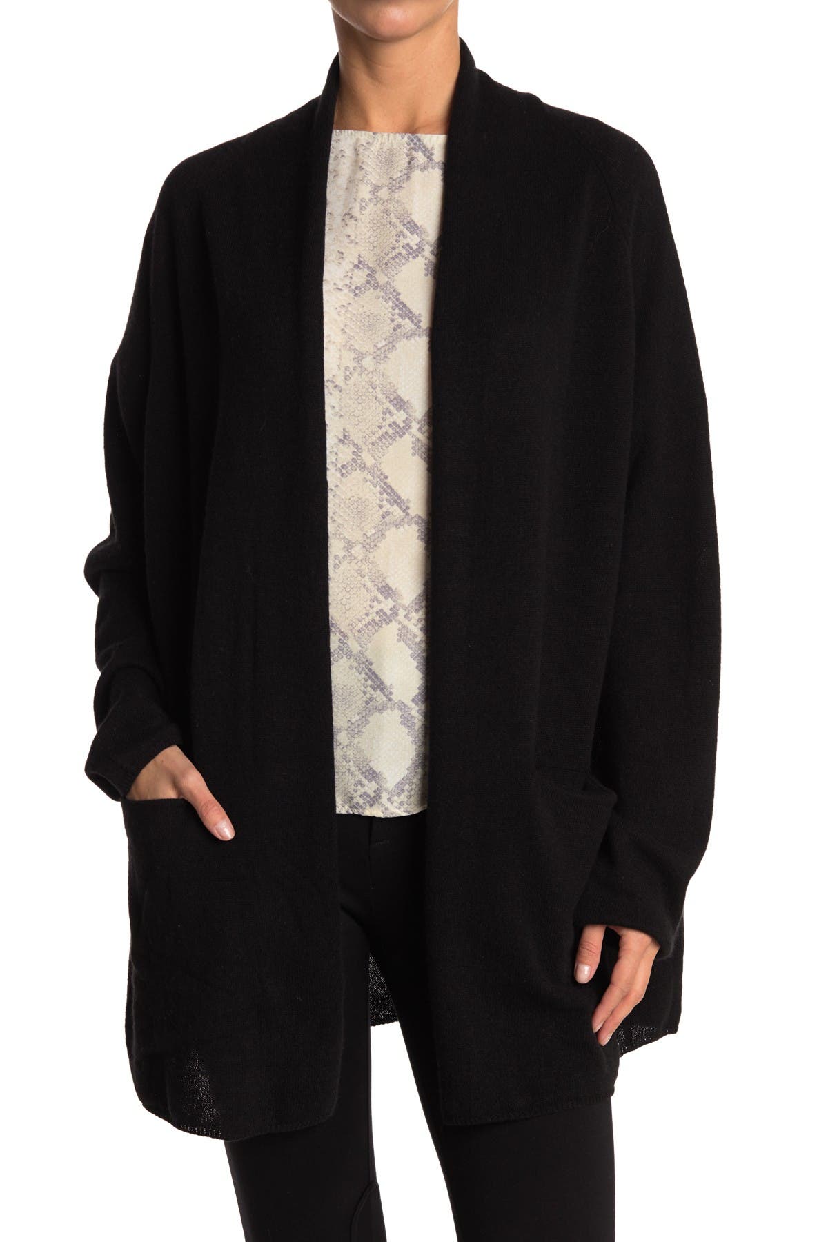 cashmere cocoon cardigan