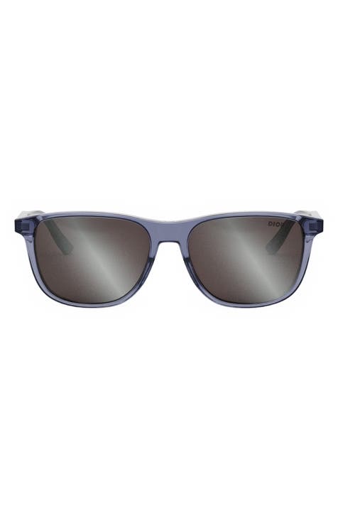 InDior S3I 56mm Rectangular Sunglasses