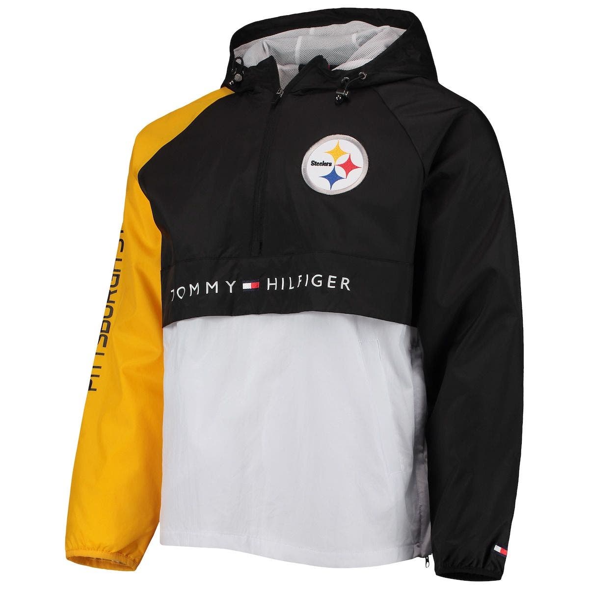 steelers tommy hilfiger windbreaker