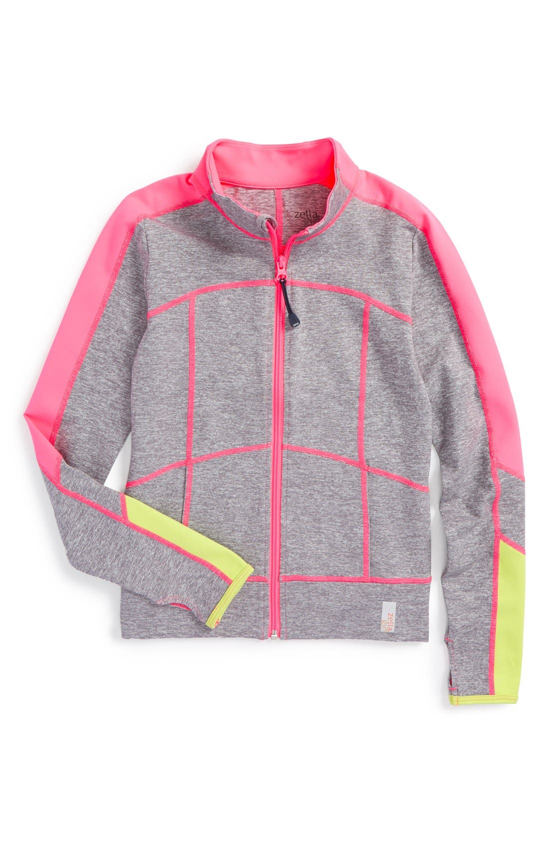 Zella Girl Racing Stripe Jacket (Little Girls & Big Girls) Nordstrom