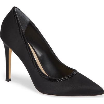 Nina Deedra Beaded Pump, Black
