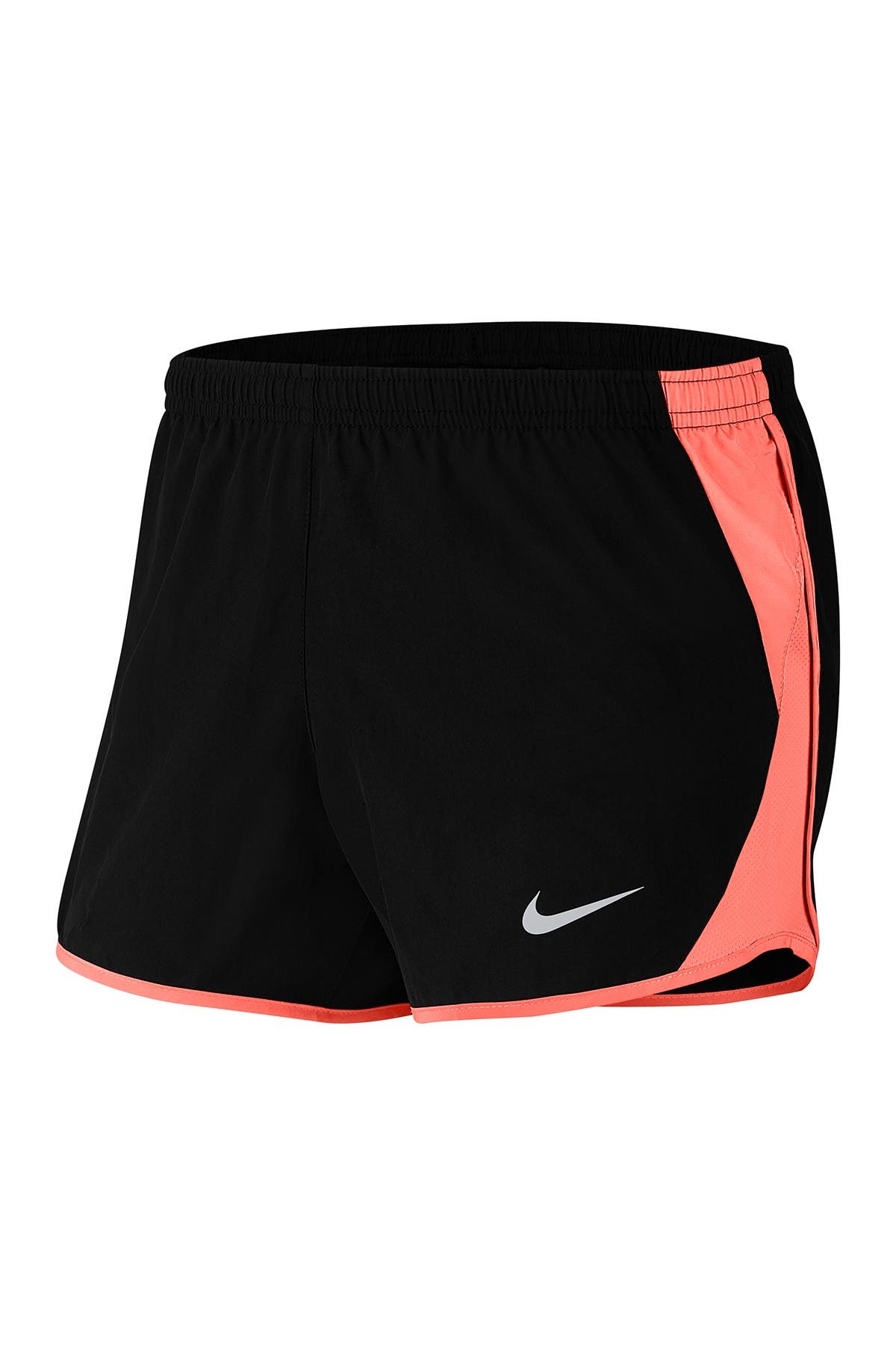 Nike 10k Dri-fit Running Shorts In Black/bright Mango