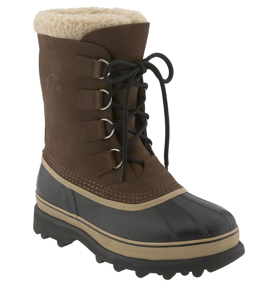 Size 10.5 SOREL 'Caribou' Boot in Brown at Nordstrom,