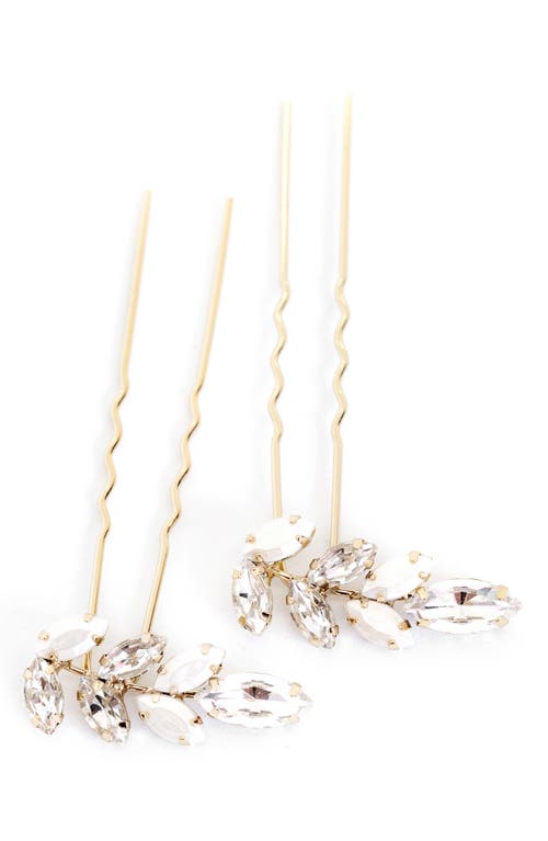 Vanessa Set of 2 Hair Pins in Gold