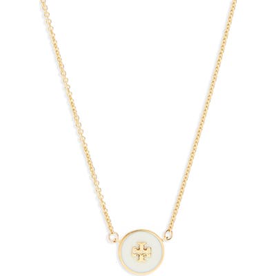 Tory Burch Enamel Pendant Necklace