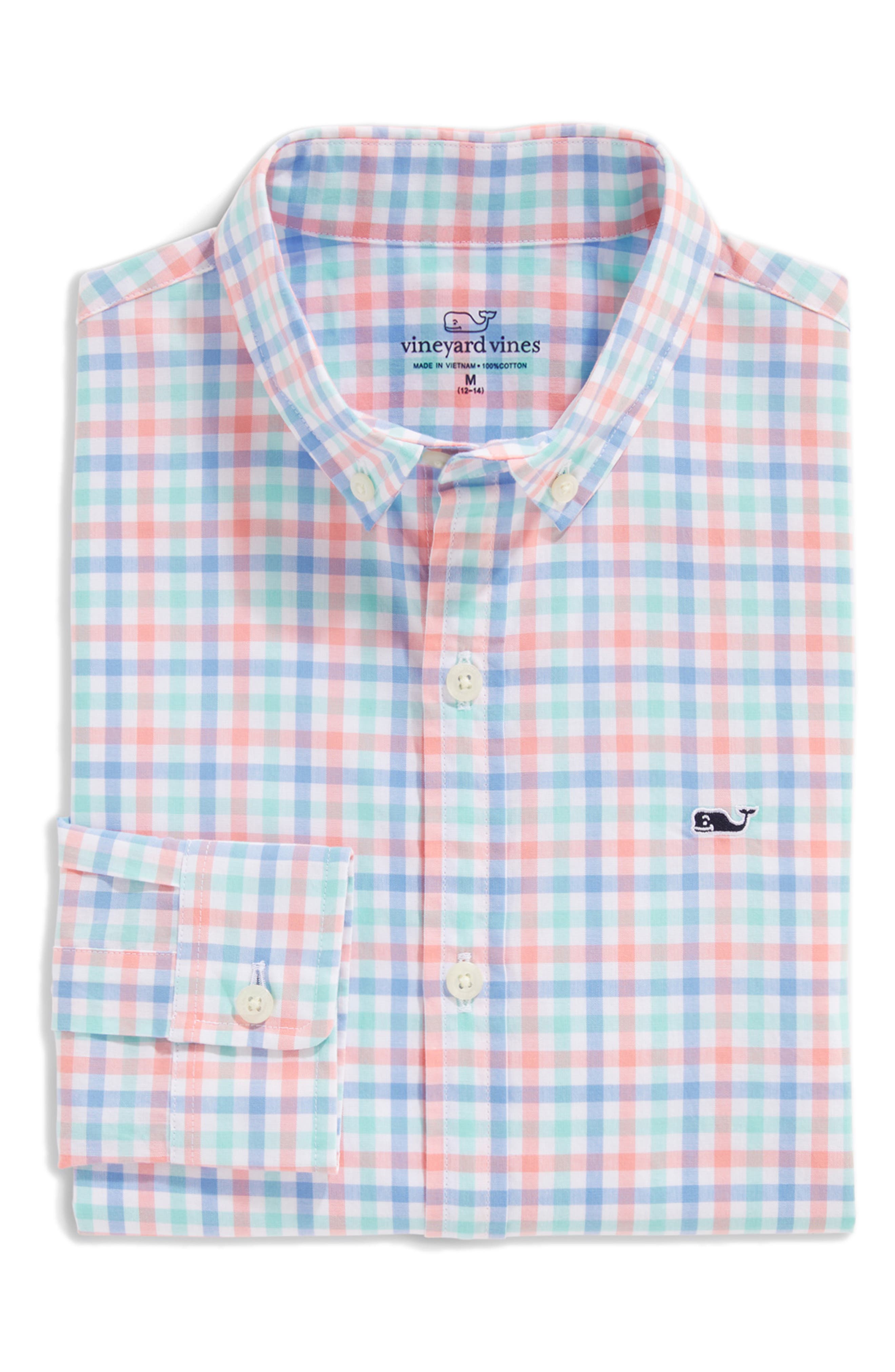 vineyard vines gingham cover up