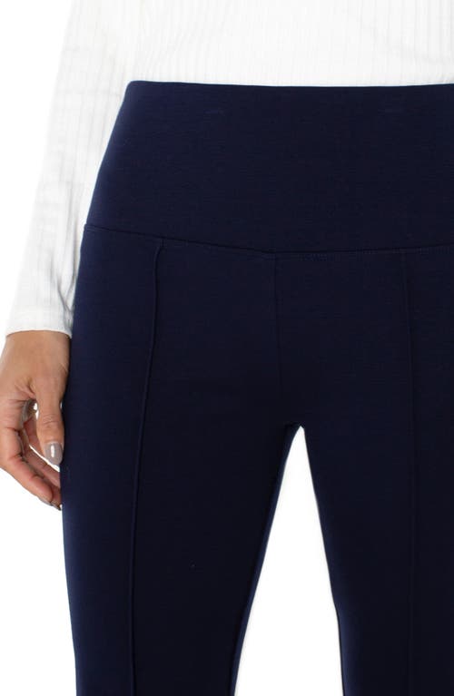 Shop Liverpool Pearl High Waist Flare Leggings In Cadet Blue