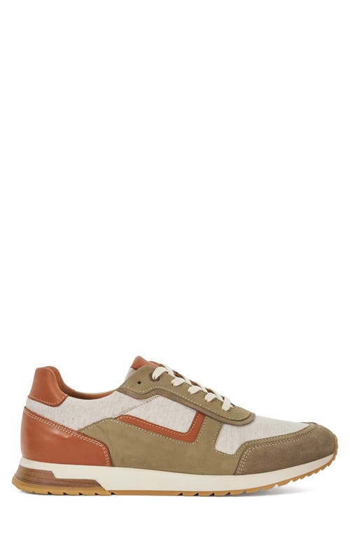 Shop Dune London Toll Sneaker In Khaki