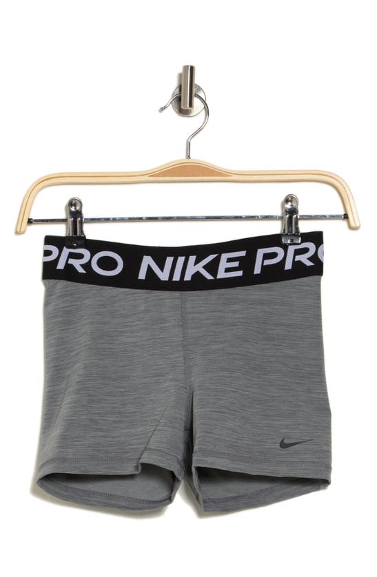 Shop Nike Pro 3-inch Shorts In Smoke Grey