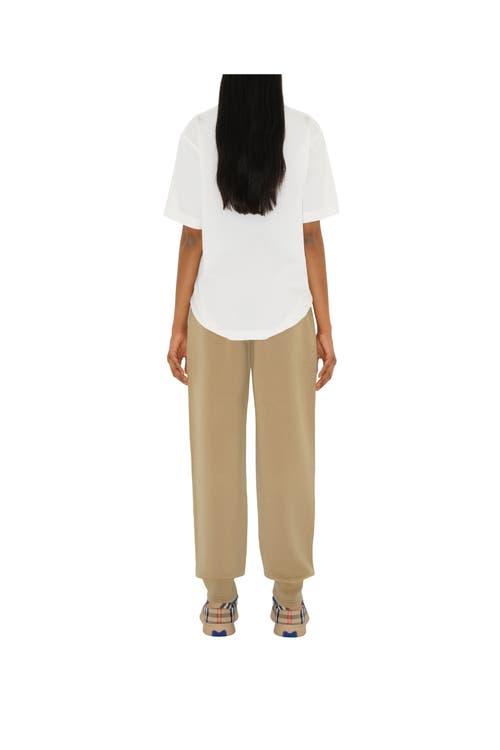 Burberry Wool-blend Track Pants In Sand