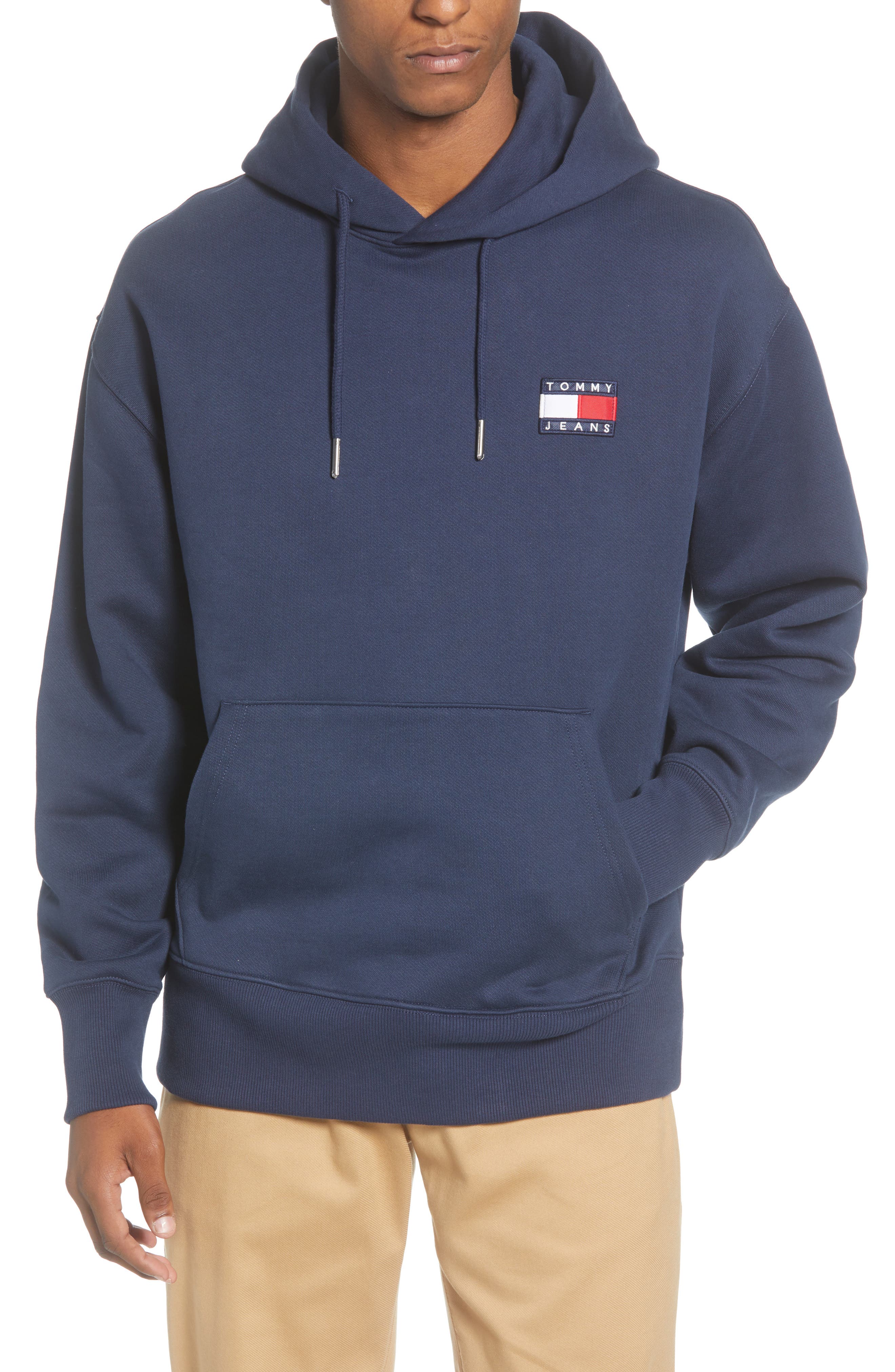 tommy jeans badge hoodie