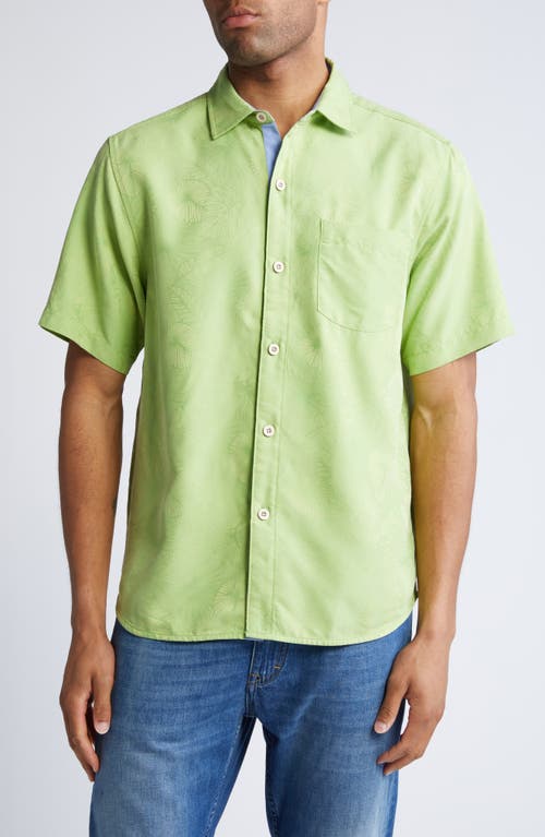 Tommy Bahama Coconut Point Keep it Frondly IslandZone Short Sleeve Performance Button-Up Shirt at Nordstrom,