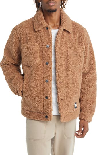 Schott Shearling Denim Jacket 80s Vintage Sherpa Men Size L