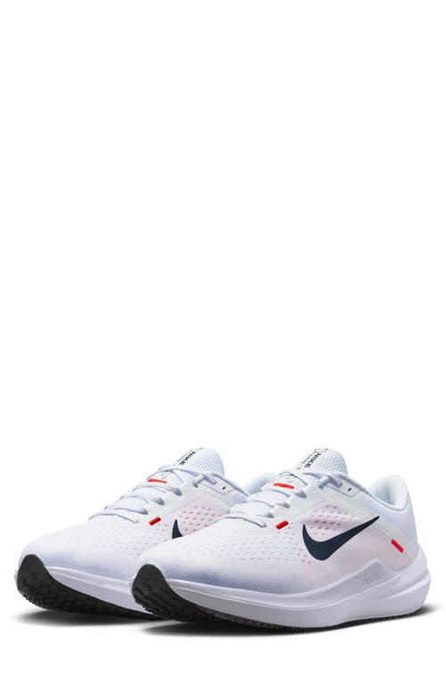 Shop Nike Air Winflo 10 Running Shoe In White/black/light Crimson