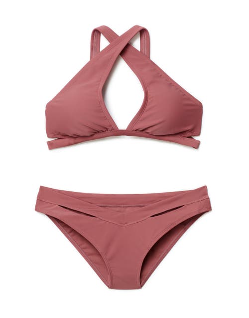 Adore Me Demi Swimwear Bra In Dark Pink