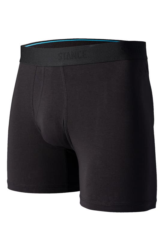 Stance Standard Solid Boxer Briefs In Black