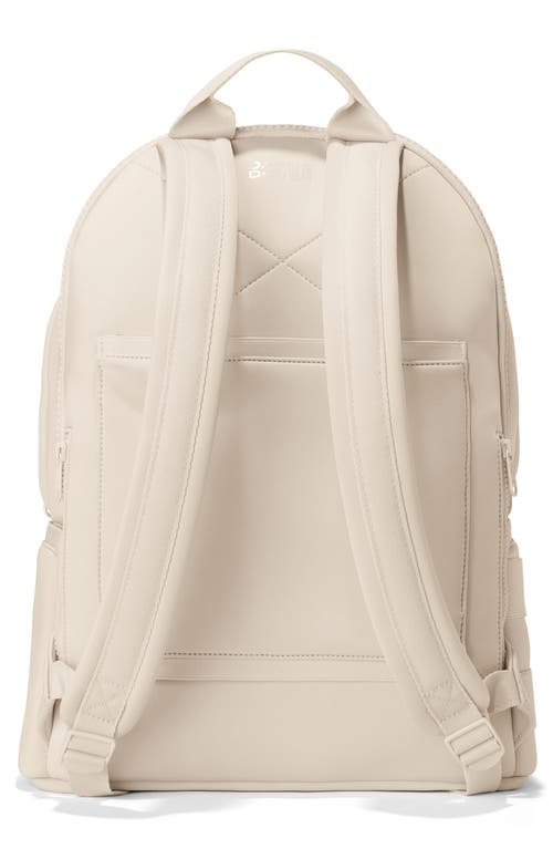 Shop Dagne Dover Dakota Large Neoprene Backpack In Oyster