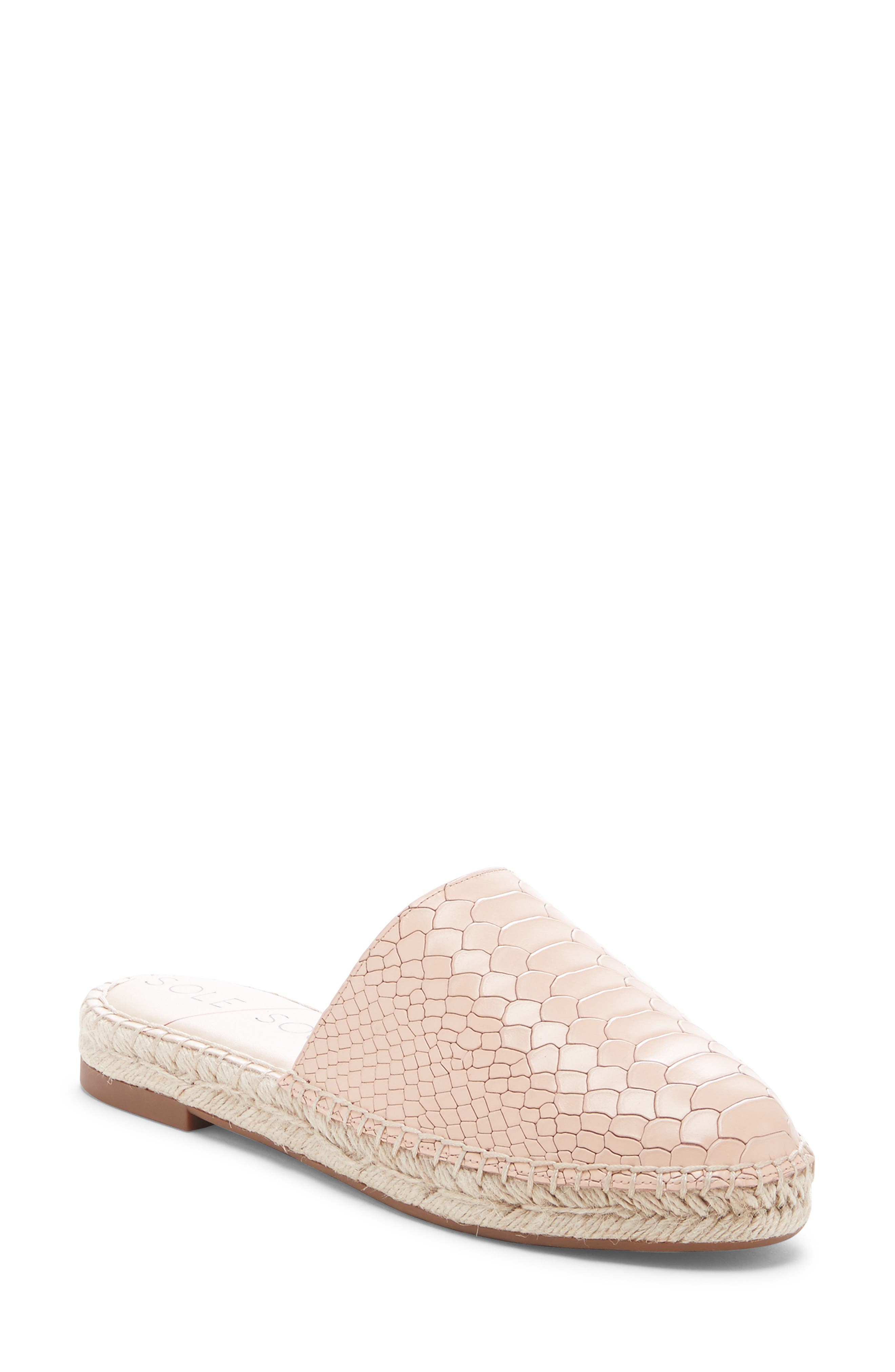 Sole Society Sadelle Espadrille Mule- Pink