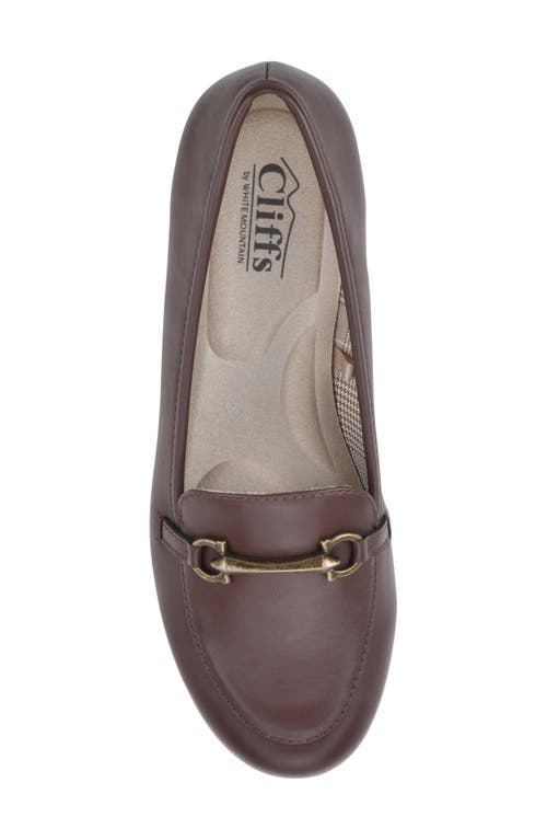 Shop Cliffs By White Mountain Glowing Bit Loafer In Brown/smooth