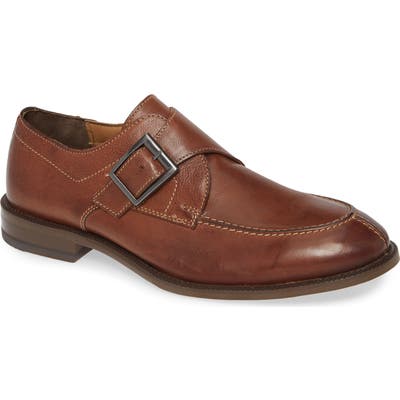 J & m 1850 Jasper Monk Strap Shoe, Brown