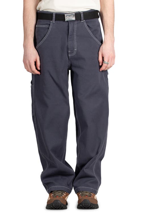 Shop Stan Ray Big Job Baggy Straight Leg Painter Pants In Navy Duck