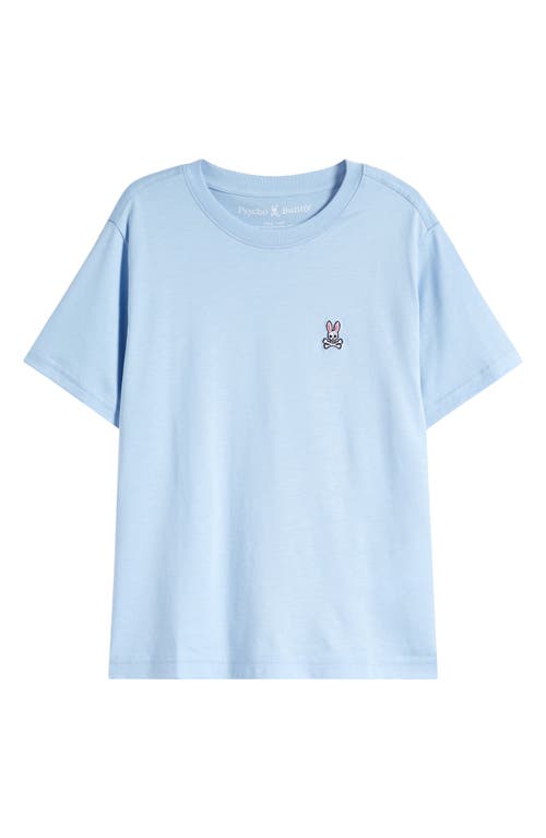 Psycho Bunny Kids' Classic Pima Cotton Crewneck T-shirt In Blue
