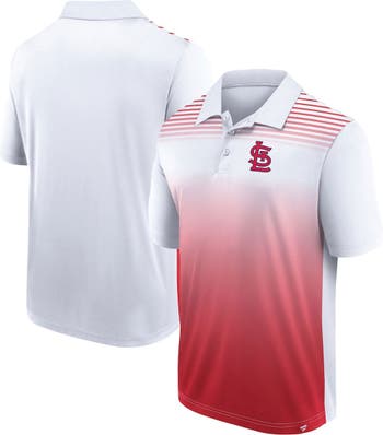Profile Men's White and Red St. Louis Cardinals Big Tall Sublimated Polo  Shirt