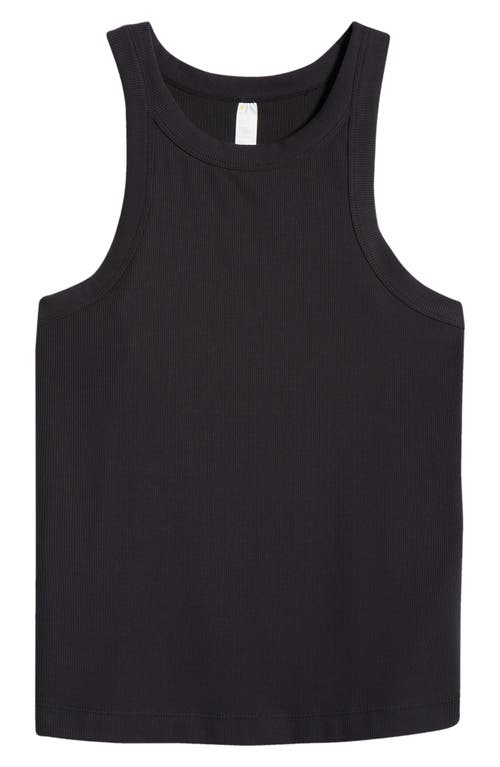 Zella Go-to Rib Performance Tank In Black