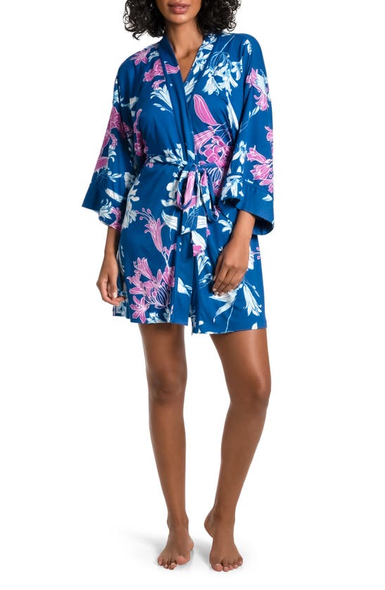 In Bloom By Jonquil Before Sunset Wrap Robe In Indigo
