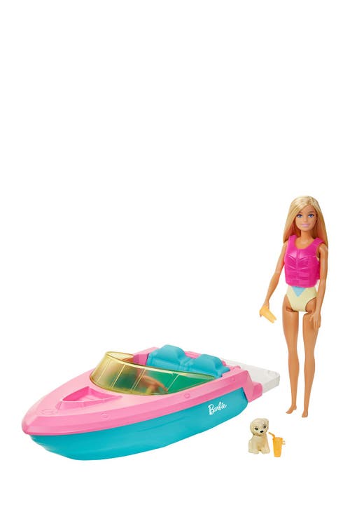 Mattel Barbie Doll and Boat in Pink at Nordstrom