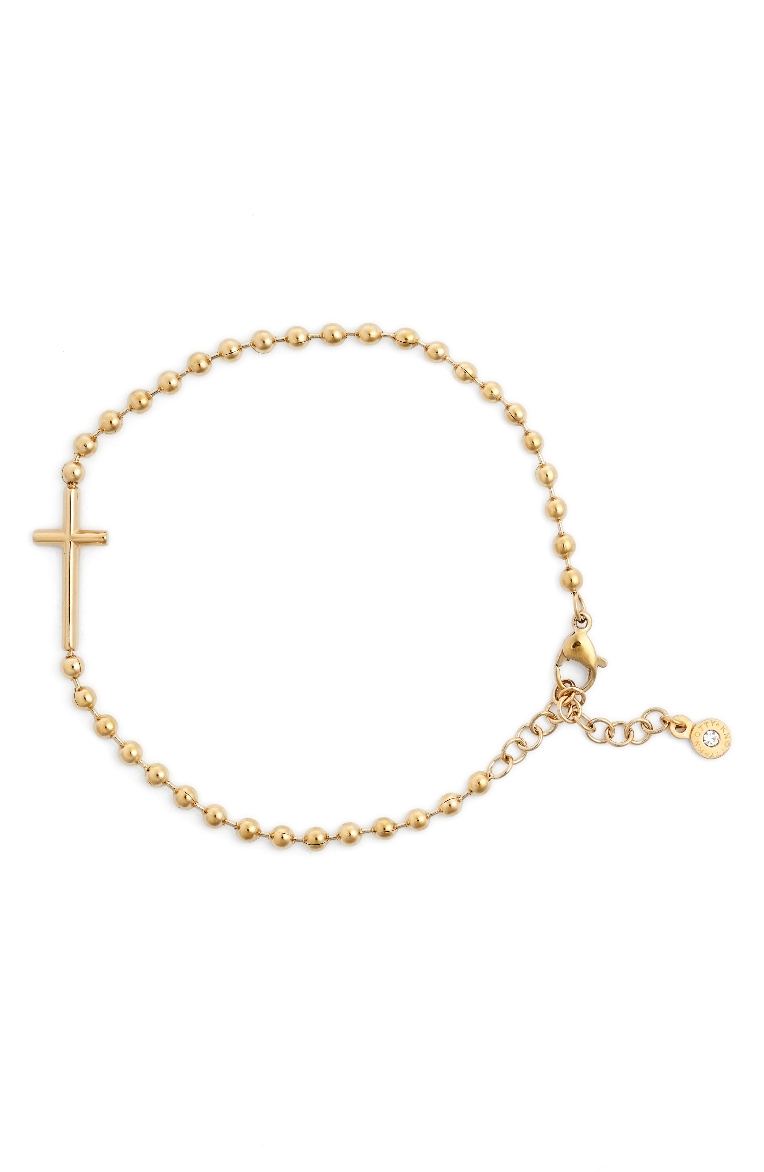 gucci cross bracelet