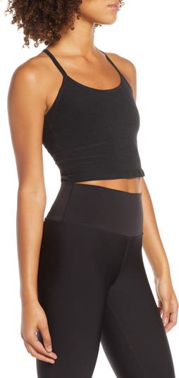 Beyond Yoga Spacedye Slim Racerback Cropped Tank, We've Been Seeing Brown  Workout Clothes Everywhere, and We're Hopping on the Trend