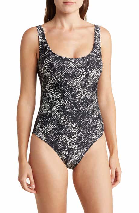 Calvin Klein Twist Front Bandeau Tummy Control Tankini Top in Ombre Pa –  CheapUndies