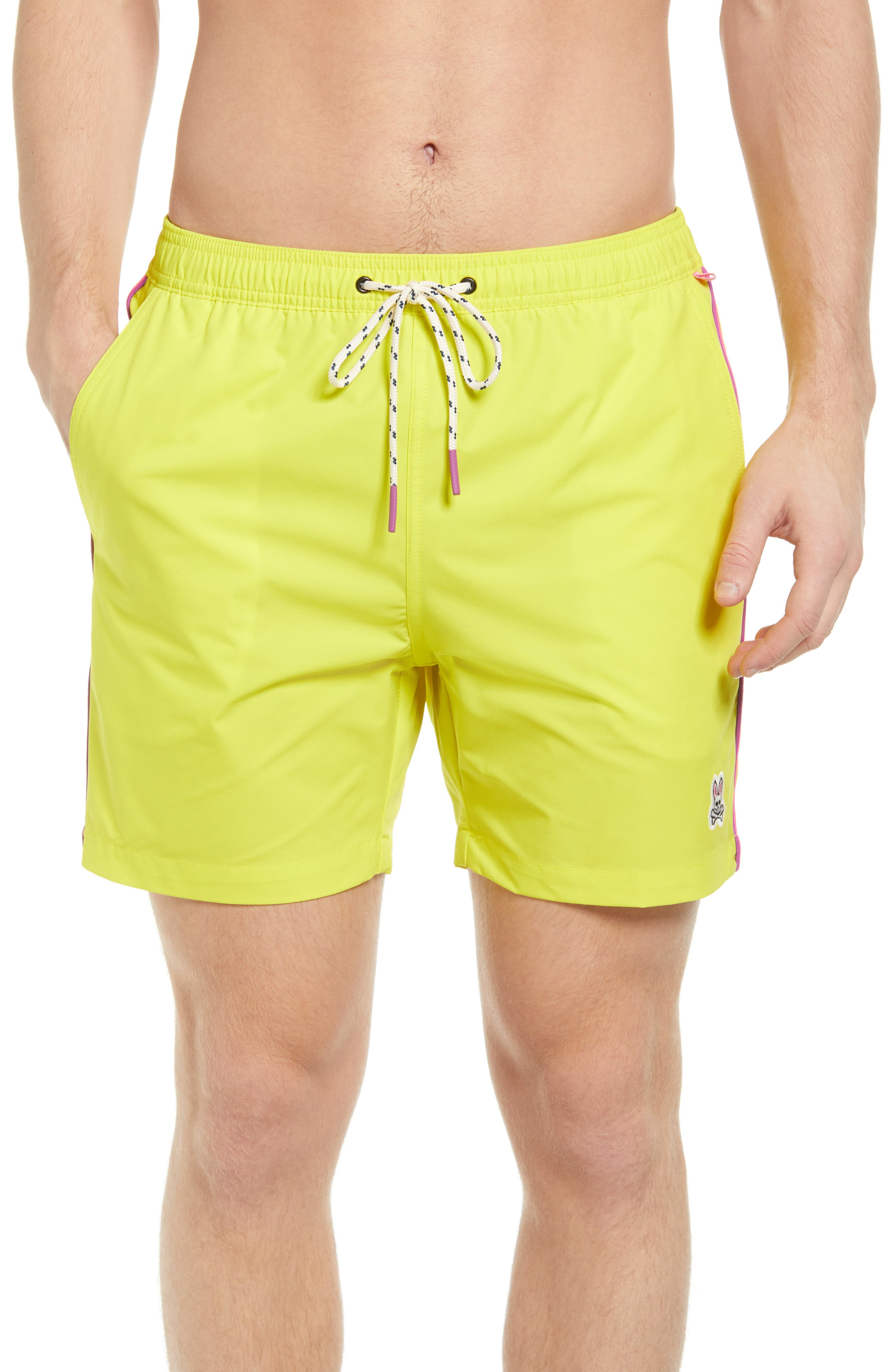 yellow board shorts