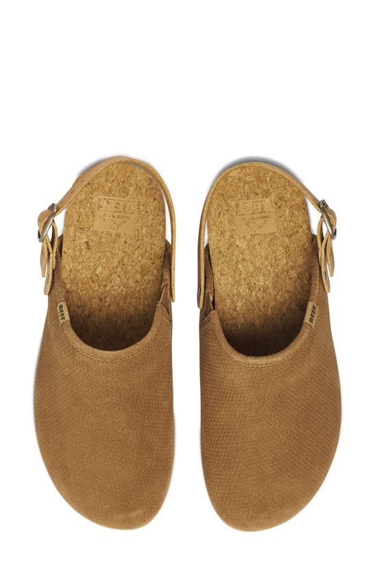 Reef Cushion Sage Platform Clog In Coffee