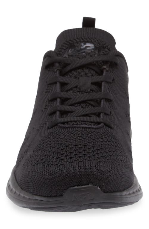 Shop Apl Athletic Propulsion Labs Apl Techloom Pro Knit Running Shoe In Black