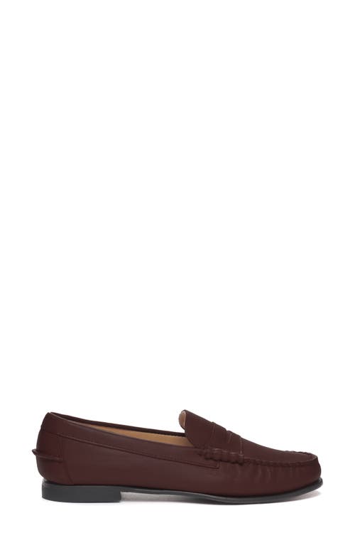 Shop Sebago Danielle Pop Loafer In Dark Brown