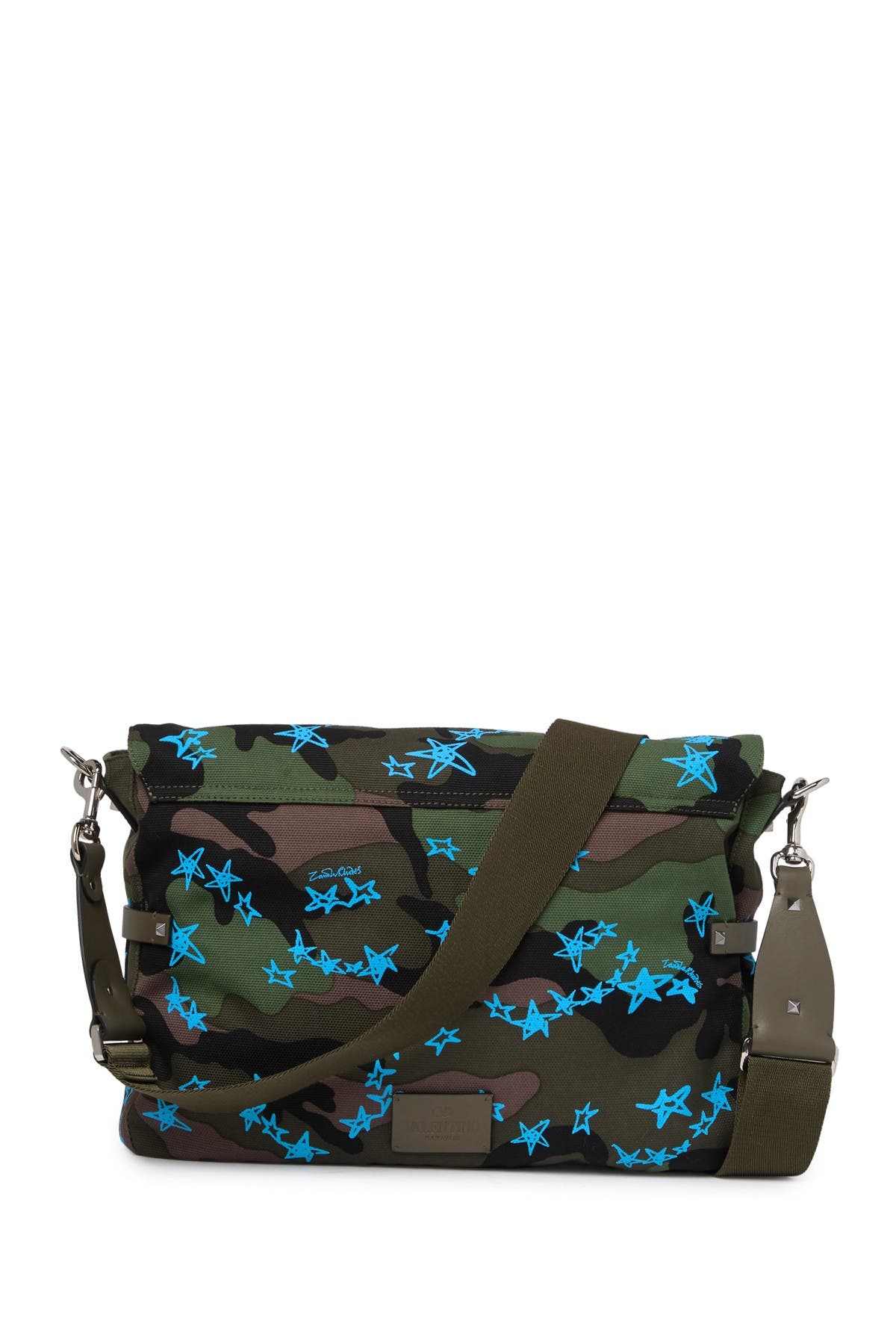 valentino camo messenger bag