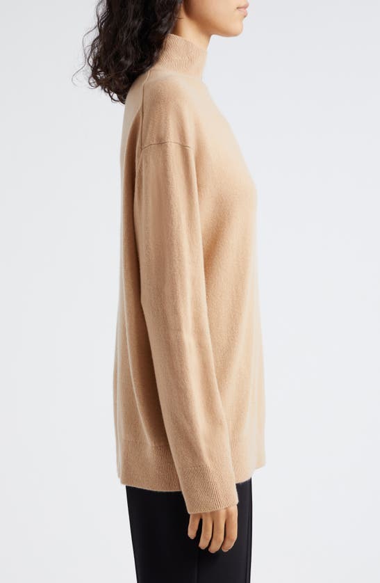 Vince Cashmere Turtleneck Sweater In Camel