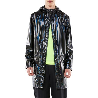 Rains Waterproof Long Jacket, Black
