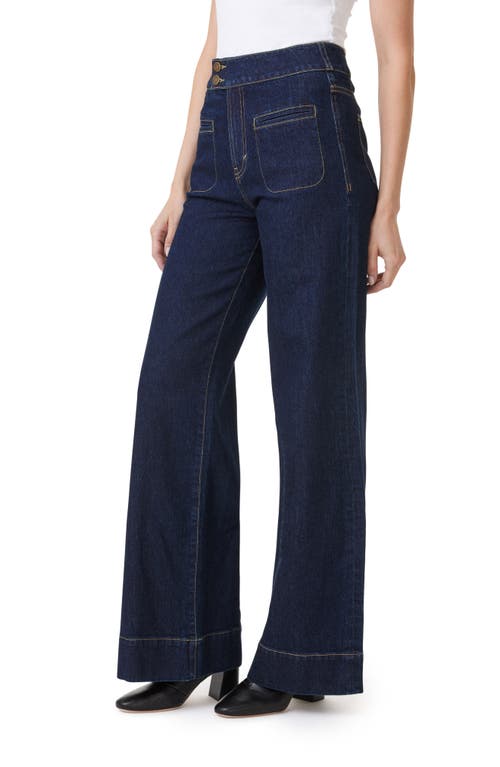 Shop Habitual Extended Wide Leg Jeans In Sea