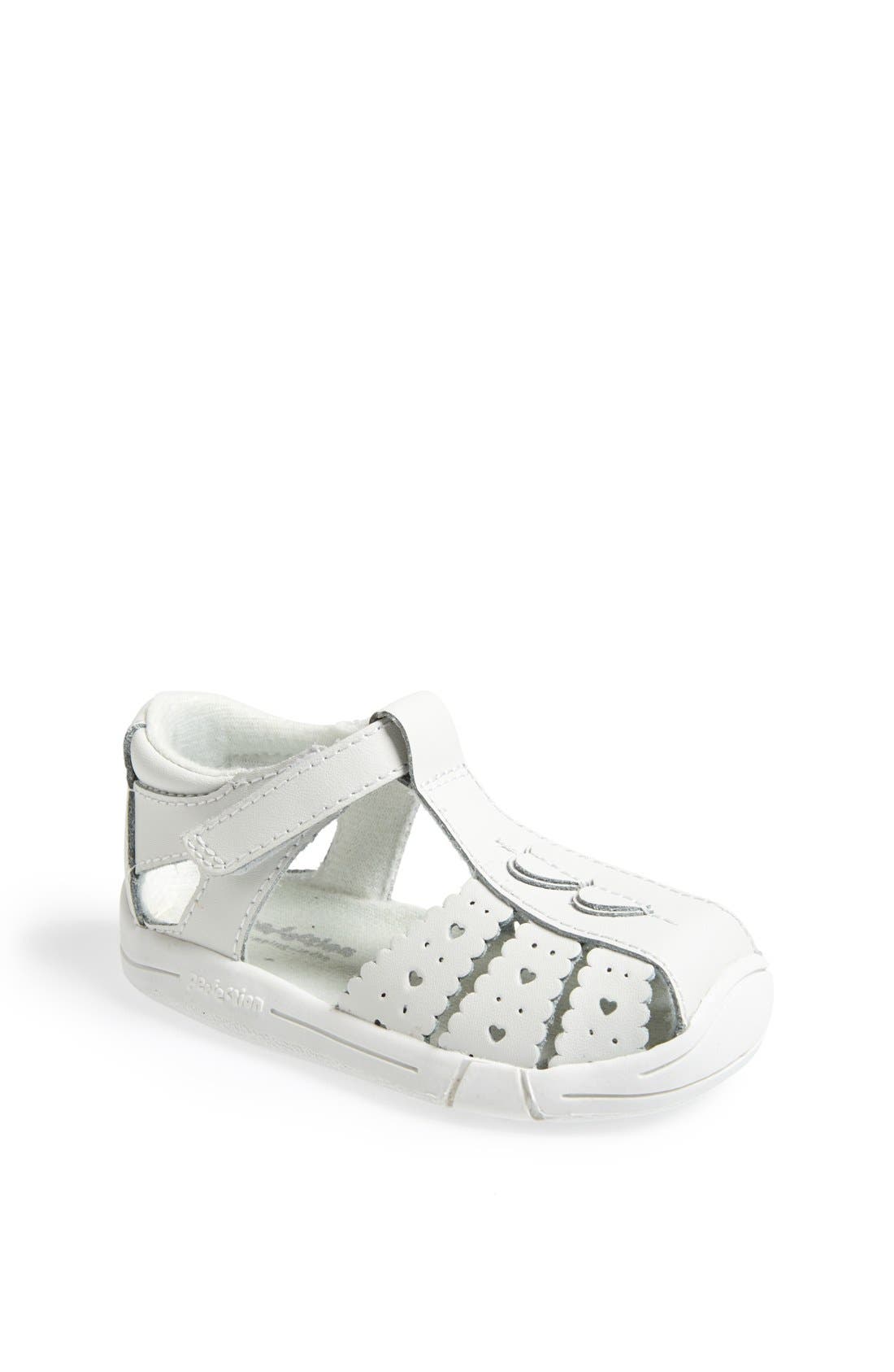 Jumping Jacks 'Heart Line' Sandal (Baby, Walker & Toddler) Nordstrom
