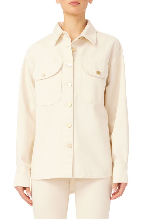 DL1961 Faye Denim Shirt Jacket in Eggshell (Vintage)