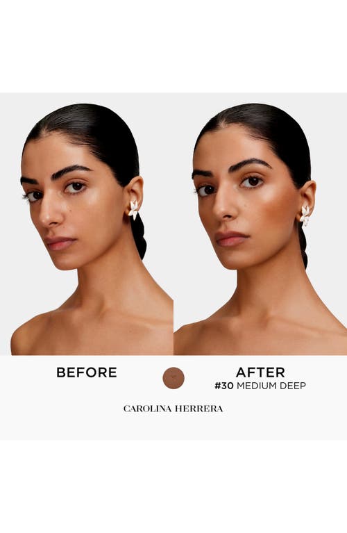 Carolina Herrera Nude Couture Matte Bronzer Powder Refill In 30 Medium Deep