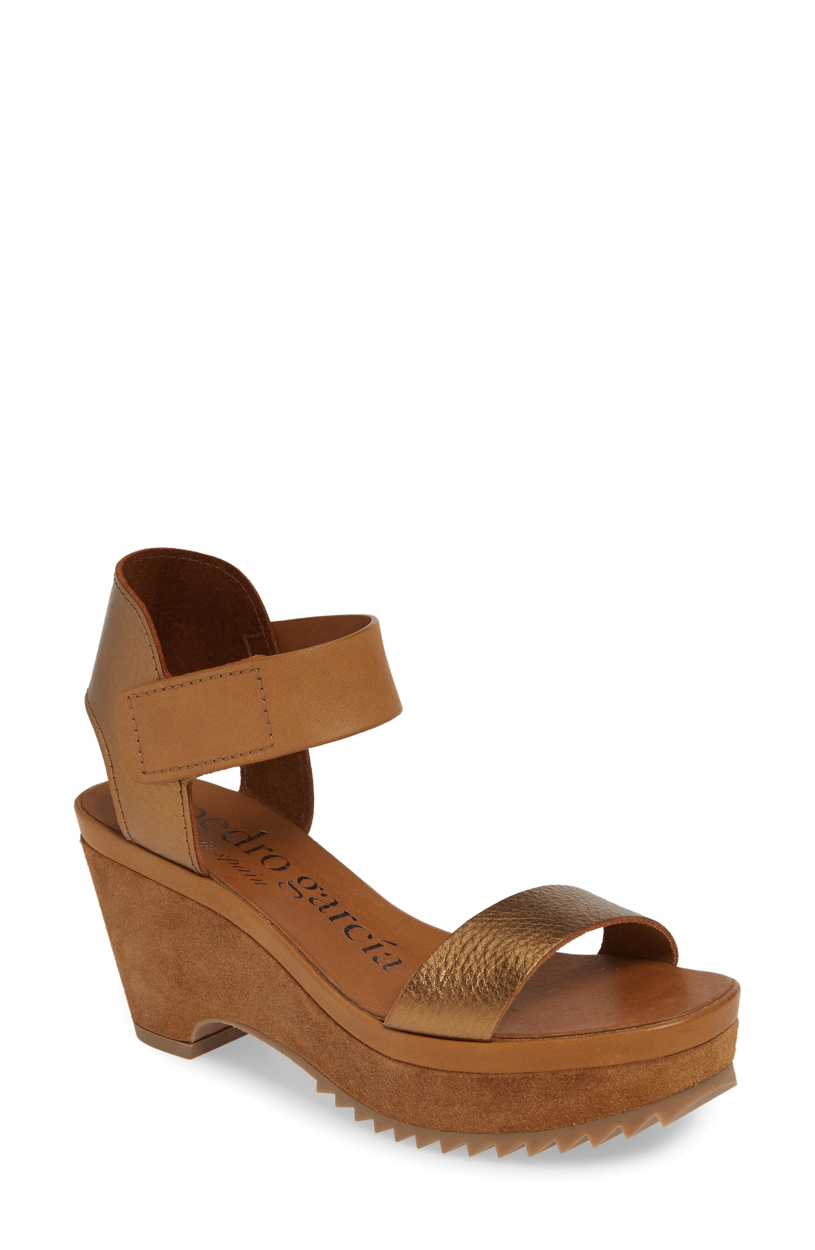 Pedro Garcia Franses Flatform Sandal, Brown