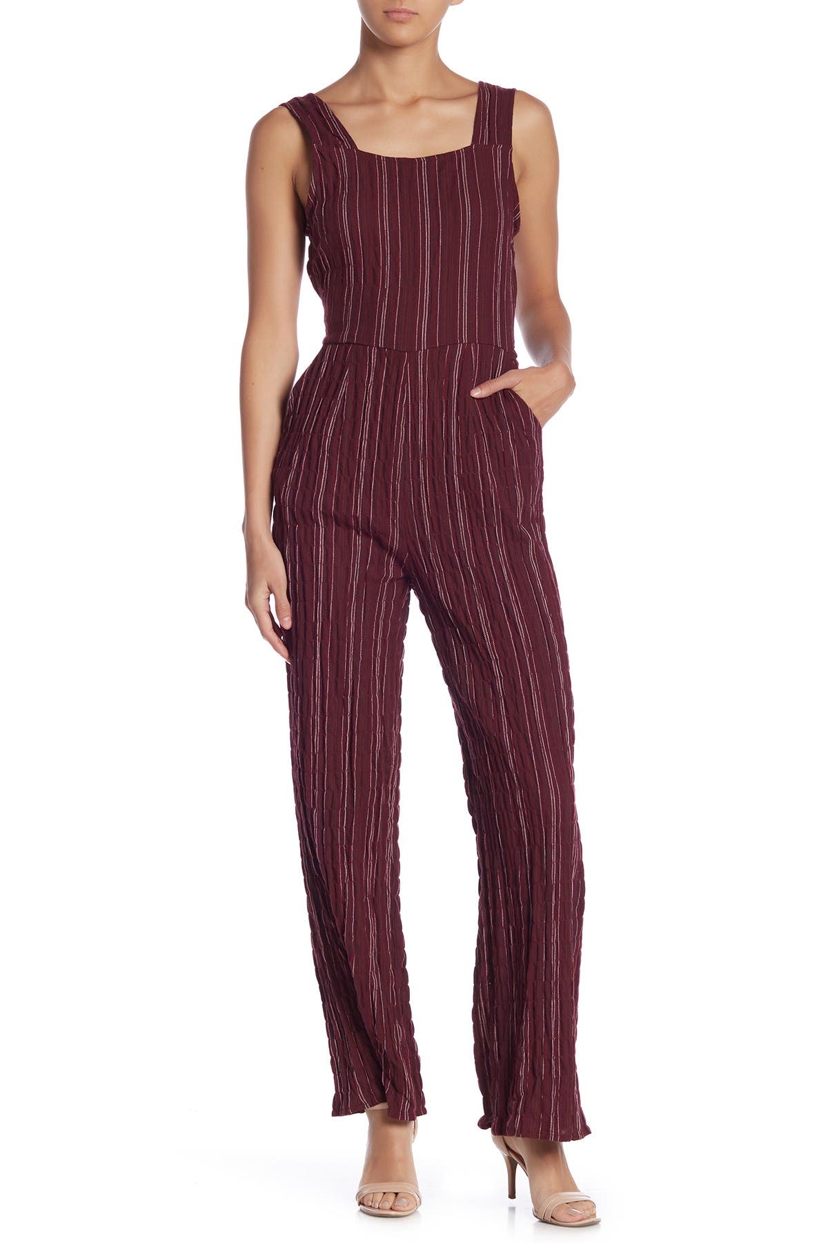 back tie jumpsuit