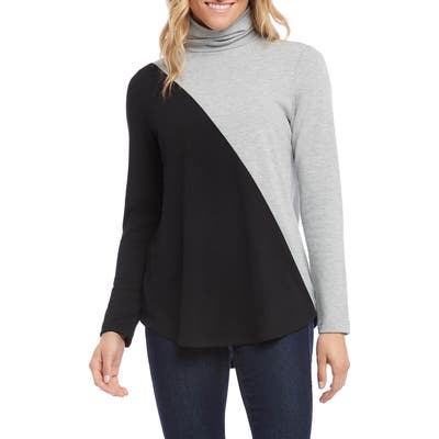Karen Kane Colorblock Turtleneck Top