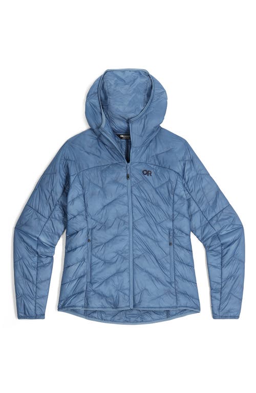 Shop Outdoor Research Superstrand Lt Hooded Jacket In Olympic