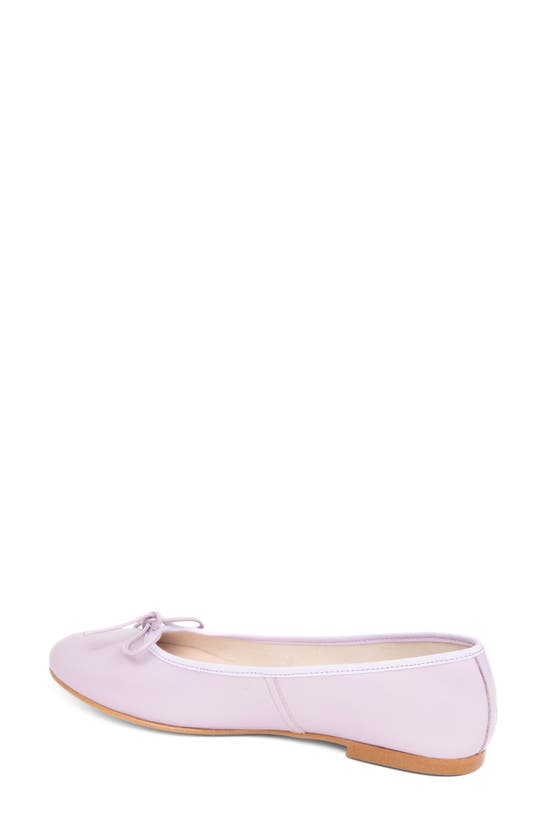 Shop Patricia Green Skim Ballerina Flat In Lilac